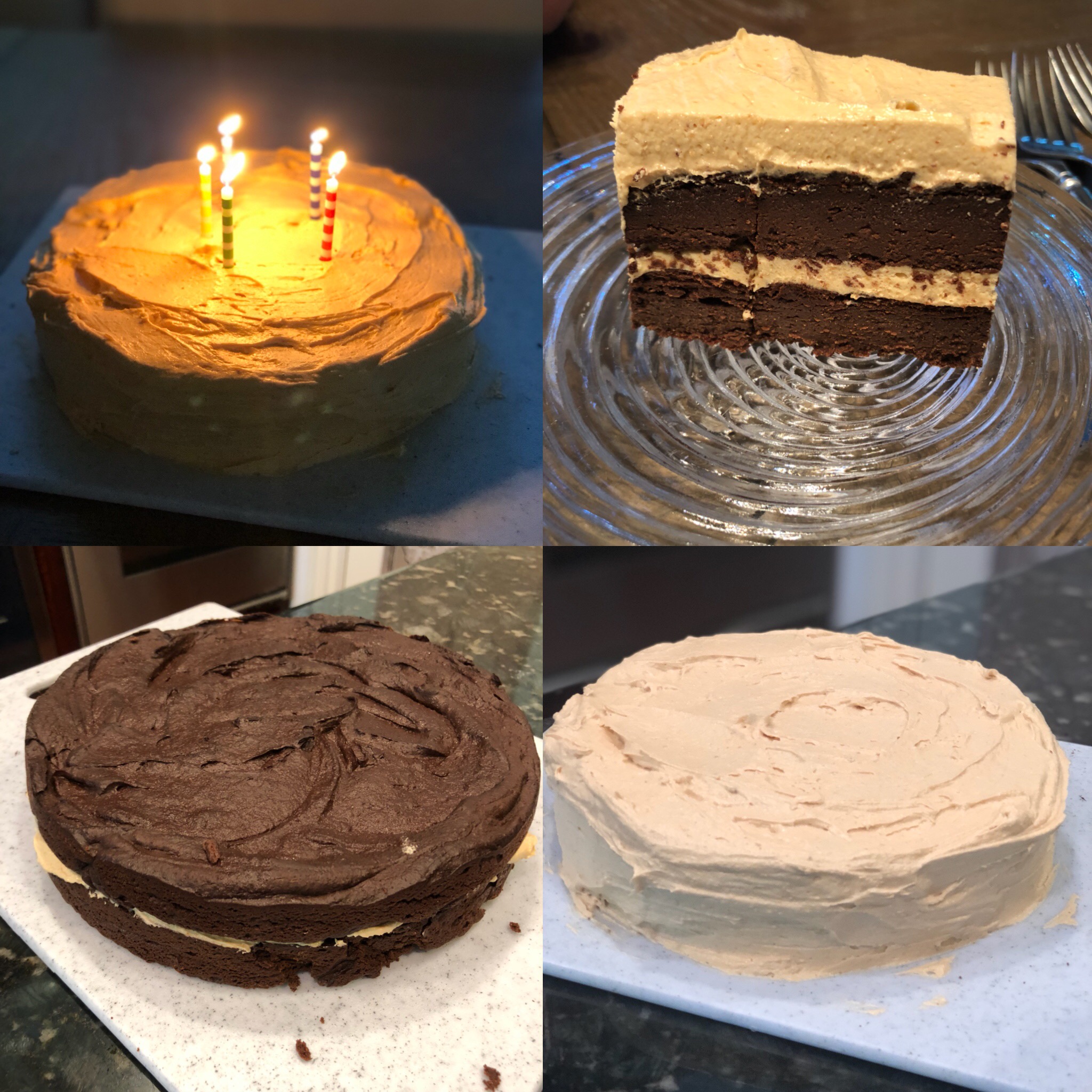 Chocolate-Peanut Butter Brownie Cake